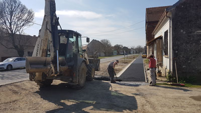 Izgradnja javnog nogostupa u Novskoj